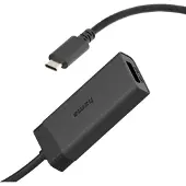Hama Video-Adapter "USB C auf DisplayPort HDMI Adapter 4K 60Hz", schwarz, Adapter, Ultra HD 4K 60 Hz, schlanker Stecker, kompatibel mit Thunderbolt 3 4 5, Video-Adapter