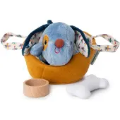 Lilliputiens Hund Kuscheltier Jules mit Körbchen und Zubehör - Spielzeug