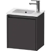 Duravit Waschtischunterschrank Ketho.2 41x29,2x44cm, 1 Tür, wd, An L, gra matt