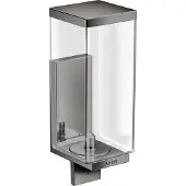 Hansgrohe AXOR UNIVERSAL Rectangular Seifenspender, Füllmenge 600ml, 42610330, Farbe: Polished Black Chrome