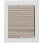 Sunlines Plissee , beige (sand, silberfarben), B:46cm H:85cm, Obermaterial: 100% Polyester, Plissees, Plissee, verspannt mit Simply-Fix Klemmträger, Wabenplissee