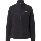 Jack Wolfskin Fleecejacke "TAUNUS 200 FZ W", Damen, Gr. S (36), schwarz, Obermaterial: 100% POLYESTER. Futter: 100% POLYESTER, Jacken Fleecejacke, mit 3-in-1 System-Kompatibilität, aus Polyester