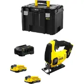 Stanley Stichsäge FatMax SFMCS600D2T (2 x 2,0 Ah + Ladegerät + TSTAK VI)