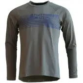 Zimtstern - Spunz Shirt L/S - Radtrikot Gr M grau