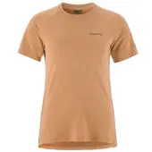 Craft Wool Short Sleeve Tee Women syrup/melange (246200) XL