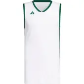 Adidas Herren Trikot Pulse Speed Bball Jersey KC6958 L - White/Team Dark Green - L