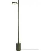 Good&Mojo LED-Stehlampe Okinawa, 1-flg. grün, 146cm, Holz