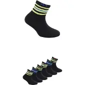 FILA Kurzsocken , Kinder, Gr. 23-26, schwarz (navy), Baumwollmischung, Socken Kurzsocken, Cotton-Mix, mit Rippenbündchen
