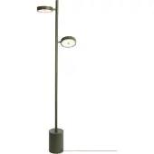 Good&Mojo LED-Stehlampe Okinawa, 2-flg. grün, 146cm, Holz