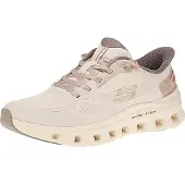 SKECHERS für Damen. 150428 Slip-Ins Sneakers: Glide-Step Pro - Pure Motion gebrochen weiß (40), Stoff, Wohnung, Schnürsenkel, Lässig, Sportl
