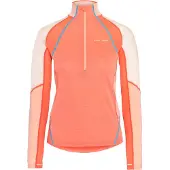 Kari Traa - Women's Alma Half Zip - Longsleeve Gr L rot