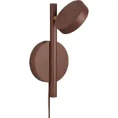 Good&Mojo LED-Wandlampe Okinawa, braun, Stecker, Holz