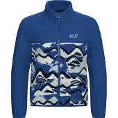 Jack Wolfskin - Kid's Paw Era 100 Print Fullzip - Fleecejacke Gr 164 blau