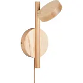 Good&Mojo LED-Wandlampe Okinawa, natur, Stecker, Holz