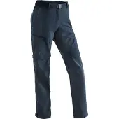 Maier Sports Outdoorhose "Nata", Damen, Gr. 19, Kurzgrößen, blau (jeansblau), 90% Polyamid, 10% Elasthan, Hosen Outdoorhose, Damen Zip-Off Wanderhose, atmungsaktive Trekkinghose, Regular Fit