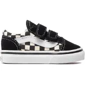 Vans Schuhe - Old Skool V - Schwarz/Weiß Kariert - - 22 - Schuhe