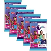 Topps - Premier League 2025/26 Trading Cards - 5 Booster