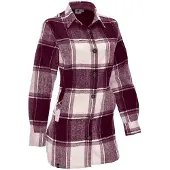 MAUL Damen Bluse Sanremo lange Flanell Bluse
