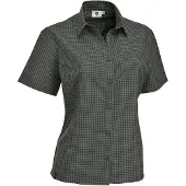 MAUL Sport Sandnes XT - 1/2 Bluse Kariert elas. forest green (60) 38