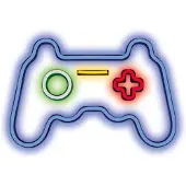 Forever Neonlicht Neon LED GAMEPAD Groß 41cm Schild Beleuchtung Nachtlicht USB GAMING für Gaming Zimmer Schlafzimmer Wand Bar Party Geschenke Deko