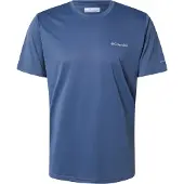 Columbia Funktionsshirt , Herren, Gr. S (46), schwarz mountain, Obermaterial: 100% Polyester, Shirts Funktionsshirt, Kurzarm-Design, feuchtigkeitstransportierendes Gewebe, aus Polyester