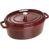 Staub La Cocotte Cocotte 33 cm, oval, Grenadine-Rot, Gusseisen