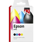 Quantore – Tintenpatronen-Alternative für 27XL Schwarz + 3 Farben
