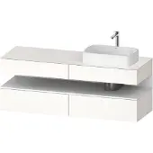 Duravit Waschtischunterschrank Qatego 160x55x60cm, w m/we g, Pl, B r, Nischenb