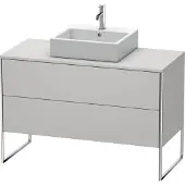 Duravit Waschtischunterbau XSQUARE 778x1200x548mm nordic weiß seidenmatt 778 x 1200 x 548 mm nordic weiß seidenmatt