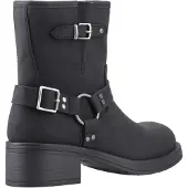 Rocket dog - "Nino" Biker Stiefel für Damen, Knöchelhoch FS12390 (37 EU) (Schwarz)