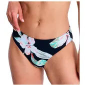 Roxy Bikini-Hose "Printed Essentials Hipster", Damen, Gr. XS, bunt (anthrazit spring charming), Obermaterial: 85% Polyester, 15% Elasthan., Badehosen Bikini-Hose