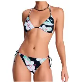 Roxy - Women's PT Essentials Tiki Classic TS - Bikini Gr XXL rosa