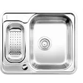 BLANCO LANTOS 6-IF, Aufsatzwanne, Rechteckig, Edelstahl, Edelstahl, 2 Becken, Rechteckig