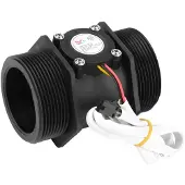 Gistuch DN50 G2" Turbinen-Durchflussmesser Wasserdurchfluss-Hallsensor-Schaltermessgerät für Heizung