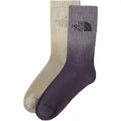 The North Face - Everyday Crew Sock Dip Dye 2-Pack - Multifunktionssocken Gr M grau