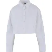Urban Classics Cropped Oversize Langarmbluse