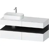Duravit QA4765080180010 QTG KWTU WH Ek. 1400x550x600 Wß Mt. H