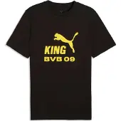 Puma Bvb Borussia Dortmund King Logo Kurzarm-t-shirt