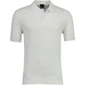 HUGO BOSS Boss Black Pallas Poloshirt Kurzarm weiß 2-Knopf
