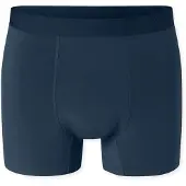 Schiesser Boxer "Modern Bonded", Herren, Gr. 7, 801, blau, Single Jersey, Obermaterial: 90% Modal, 10% Elasthan, körpernah, Unterhosen Boxer, ohne Eingriff, maskuline Passform