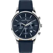 Jacques Lemans Armbanduhr Date London Classic Black Silver Dial I