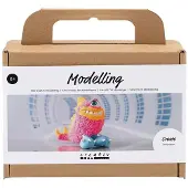 Creativ Company Mini Kreativ Set Modellieren Freddy Monster neonpink