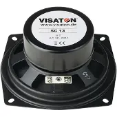 Visaton VS-SC13/8, TV/ Monitorlautsprecher, 40 W, 60 W, 8 Ohm, 91 - 13000 Hz, Schwarz