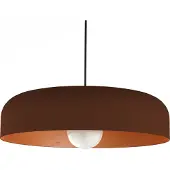 Lumicom Pendelleuchte Blatt mit zylindrischem Lampenschirm 40 cm breit 12 cm hoch