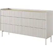 Yourhouse24 Kommode Level C 153 6s Beige/Scandi Eiche