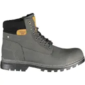 Carrera Herren Schnürstiefel in Grau mit Kontrastdetails und Logoelementen