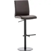 BellaFurn Barhocker aus Kunstleder – stilvoller Stuhl – höhenverstellbar und um 360° drehbar