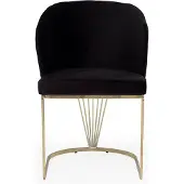 AEA Schwarzer Lehnstuhl Designer Esszimmer Möbel Essstühle Edelstahlstuhl