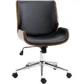 Vinsetto Bürostuhl mit Wippfunktion, Ergonomischer Computerstuhl, Drehstuhl