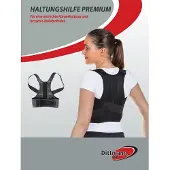 Dittmann Haltungshilfe PREMIUM SHR 604, schwarz Haltungstrainer S 60-79cm